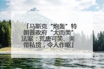 马斯克“炮轰”特朗普政府“大而美”法案：荒唐可笑、夹带私货，令人作呕