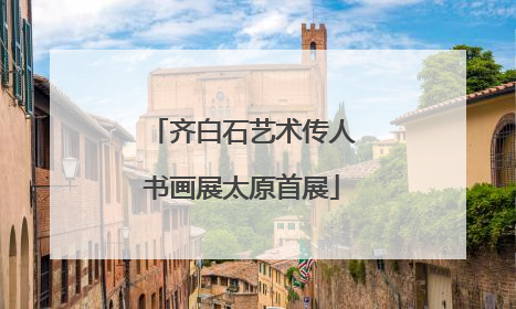 齐白石艺术传人书画展太原首展