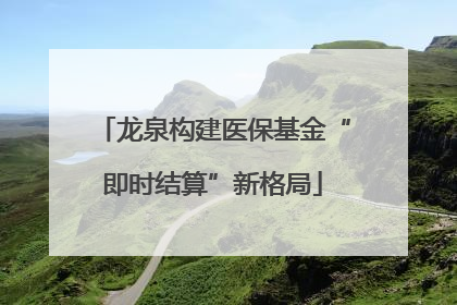 龙泉构建医保基金“即时结算”新格局