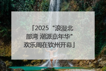 2025“浪漫北部湾 潮派嘉年华”欢乐周在钦州开幕