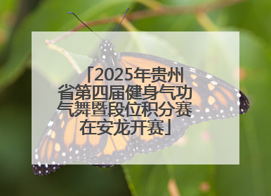 2025年贵州省第四届健身气功气舞暨段位积分赛在安龙开赛