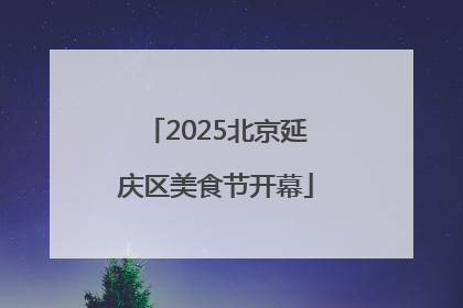 2025北京延庆区美食节开幕