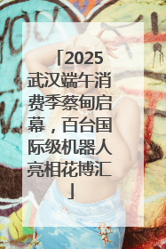 2025武汉端午消费季蔡甸启幕，百台国际级机器人亮相花博汇