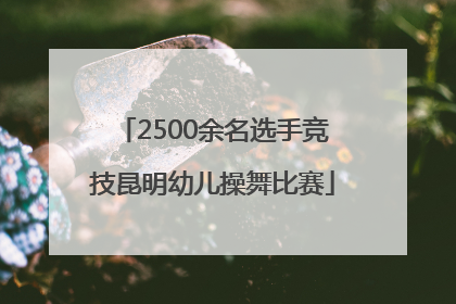 2500余名选手竞技昆明幼儿操舞比赛